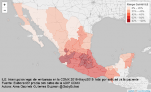 Mapa 1. ILE CDMX